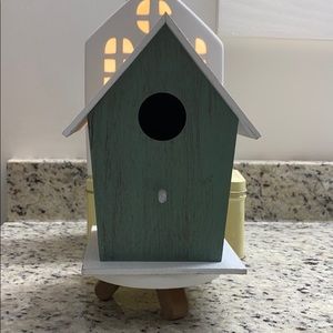 Green Target birdhouse